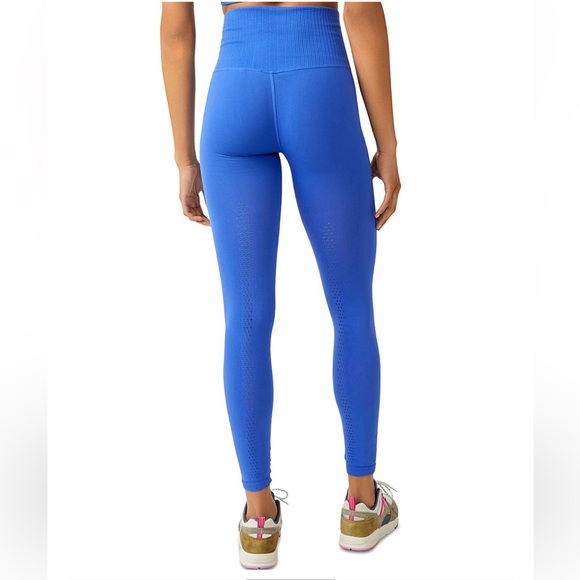 NWT Free People Movement Good Karma Legging Blue Swim Club Medium Large M L NEW - Picture 3 of 8